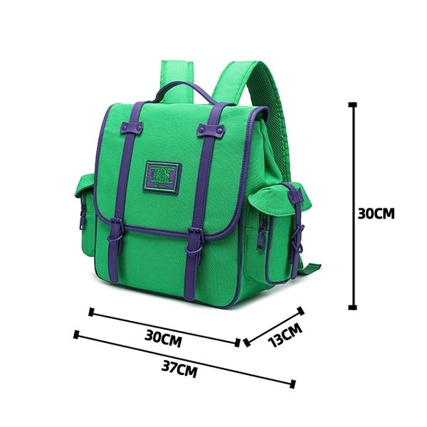 若愚工坊 可愛獅子 可愛貓咪 刺繡 粉紅肌肉猛男兔 肌肉兔  搞怪 粉紅兔 後背包 雙肩包 帆布｜嗨寶好選物