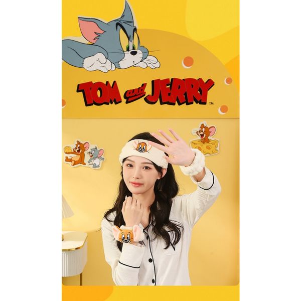  湯姆貓與傑利鼠 Tom and Jerry 貓與老鼠 生活用品系列 腕帶 髮箍 束髮｜嗨寶好選物