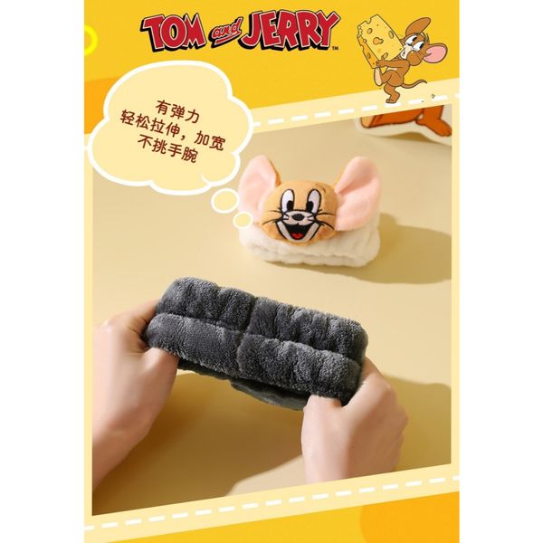  湯姆貓與傑利鼠 Tom and Jerry 貓與老鼠 生活用品系列 腕帶 髮箍 束髮｜嗨寶好選物