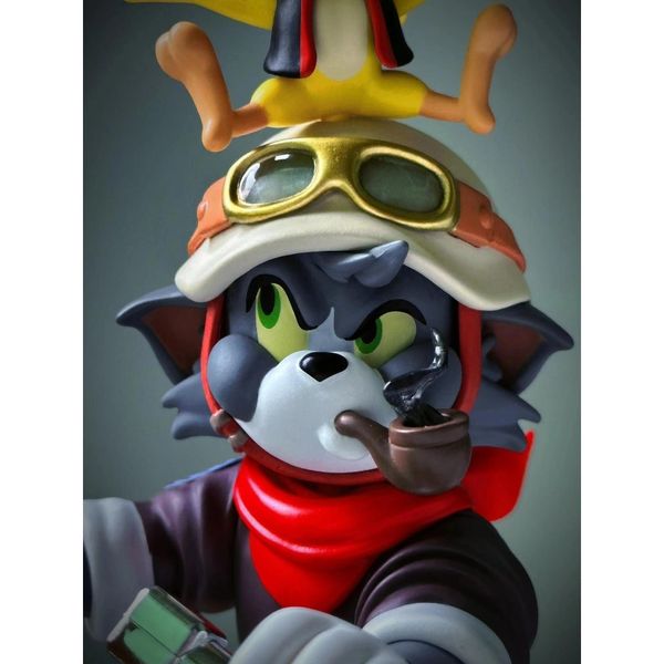  湯姆貓與傑利鼠 Tom and Jerry 貓與老鼠 復古機車 潮玩 盲盒 盒玩 公仔｜嗨寶好選物