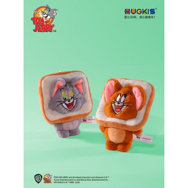 湯姆貓與傑利鼠 Tom and Jerry 貓與老鼠 掛件 鑰匙圈 吐司貓咪 吊飾 湯姆貓 傑利鼠｜嗨寶好選物