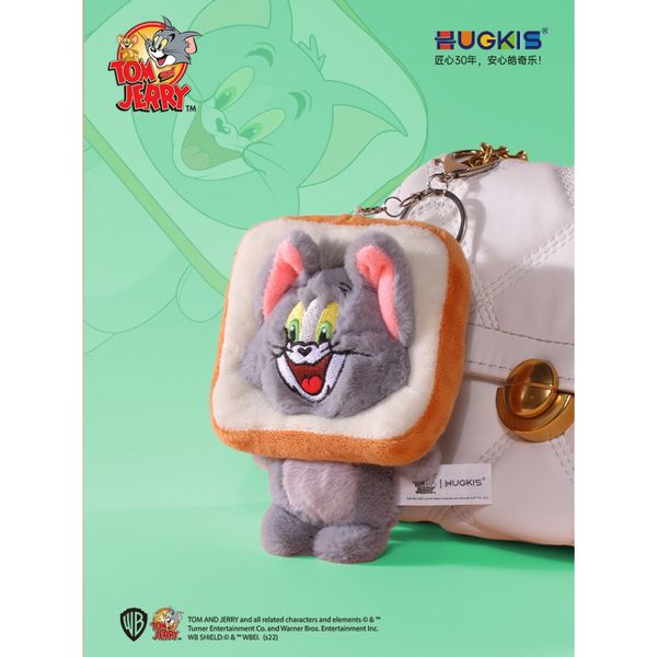 湯姆貓與傑利鼠 Tom and Jerry 貓與老鼠 掛件 鑰匙圈 吐司貓咪 吊飾 湯姆貓 傑利鼠｜嗨寶好選物