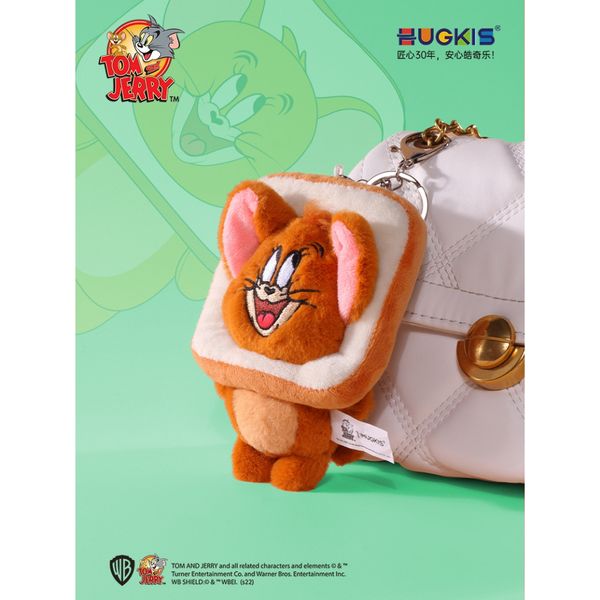 湯姆貓與傑利鼠 Tom and Jerry 貓與老鼠 掛件 鑰匙圈 吐司貓咪 吊飾 湯姆貓 傑利鼠｜嗨寶好選物