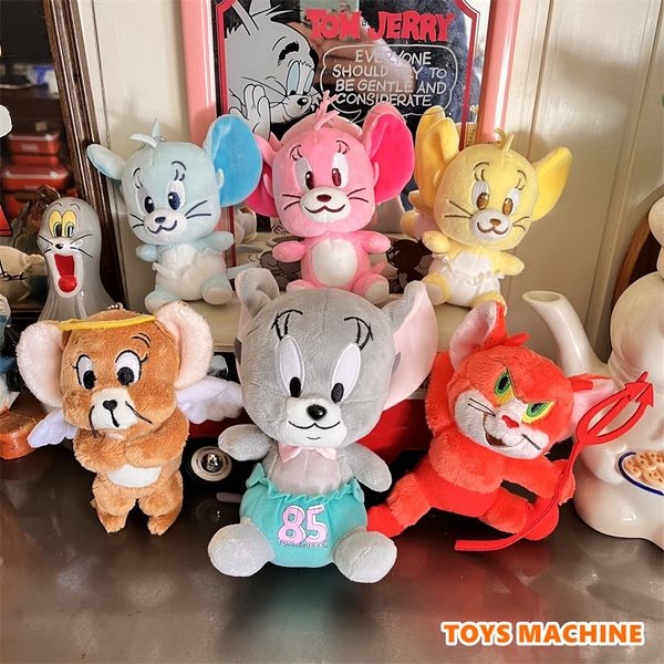 日本 Tom & Jerry 湯姆貓與傑利鼠 85周年限定 天使 惡魔 手伴 公仔 擺件 收藏品｜嗨寶好選物