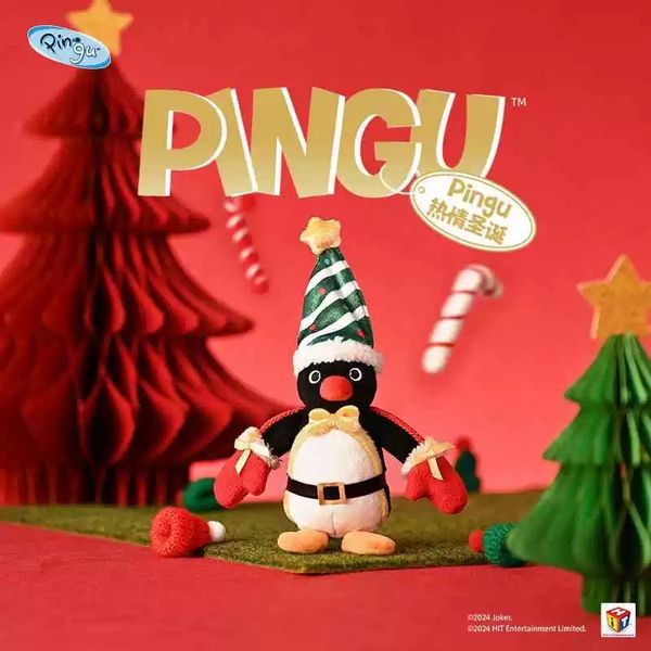 Pingu 企鵝家族 熱情聖誕 系列 盲盒 手伴 公仔 擺件 扭蛋 收藏品｜嗨寶好選物