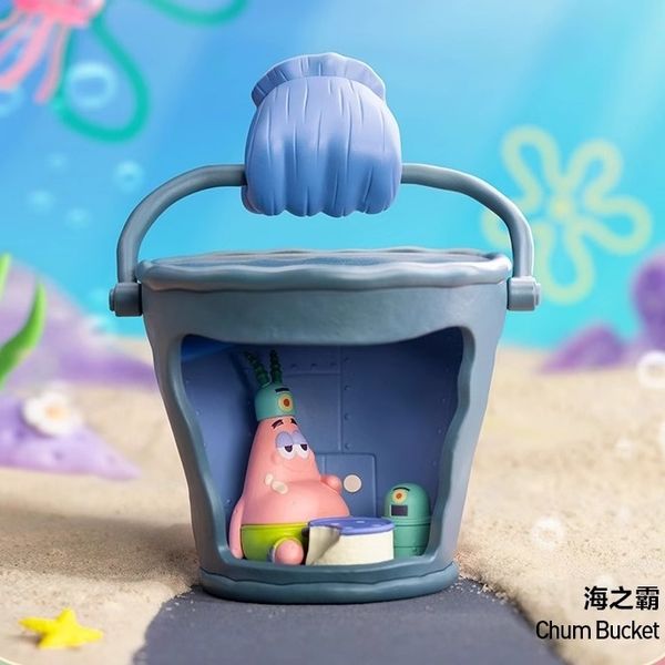 PopMart 海綿寶寶 狂歡周年場景 系列 盲盒 手伴 公仔 擺件 扭蛋 收藏品｜嗨寶好選物