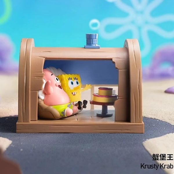 PopMart 海綿寶寶 狂歡周年場景 系列 盲盒 手伴 公仔 擺件 扭蛋 收藏品｜嗨寶好選物