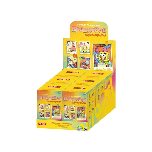 PopMart 海綿寶寶 狂歡周年場景 系列 盲盒 手伴 公仔 擺件 扭蛋 收藏品｜嗨寶好選物