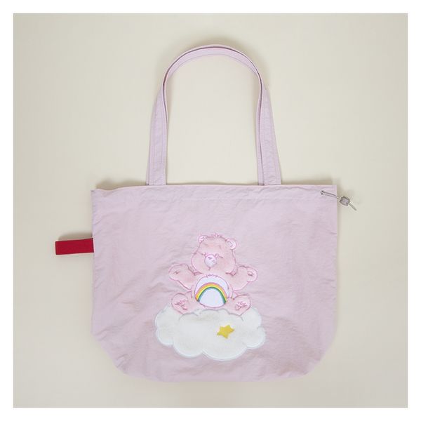 Carebears 愛心小熊 生活用品系列 刺繡包包 單肩包 抽繩 托特包 側背包 文書包｜嗨寶好選物