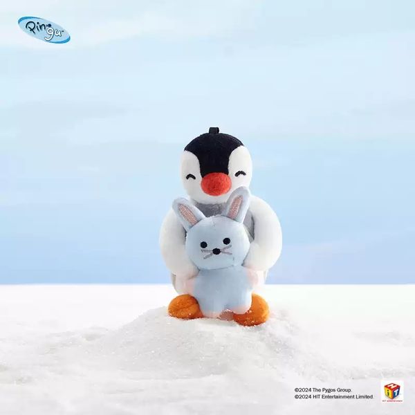 Pingu 企鵝家族 趴趴系列 電腦屏幕顯示器 掛件 毛絨公仔 手伴 公仔 擺件 收藏品｜嗨寶好選物