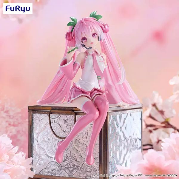 Miku 初音未來 泡麵壓系列 櫻未來2024 珠光ver. 景品手辦 盲盒 手辦 潮玩 盒玩 公仔｜嗨寶好選物