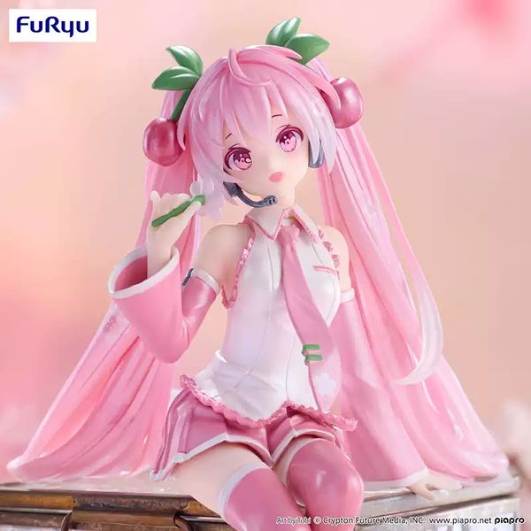 Miku 初音未來 泡麵壓系列 櫻未來2024 珠光ver. 景品手辦 盲盒 手辦 潮玩 盒玩 公仔｜嗨寶好選物
