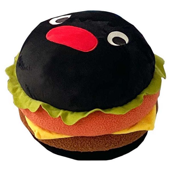 Pingu 企鵝家族 抱枕系列 黑金鵝堡 毛絨 沙發 抱枕 漢堡抱枕 靠墊 企鵝｜嗨寶好選物