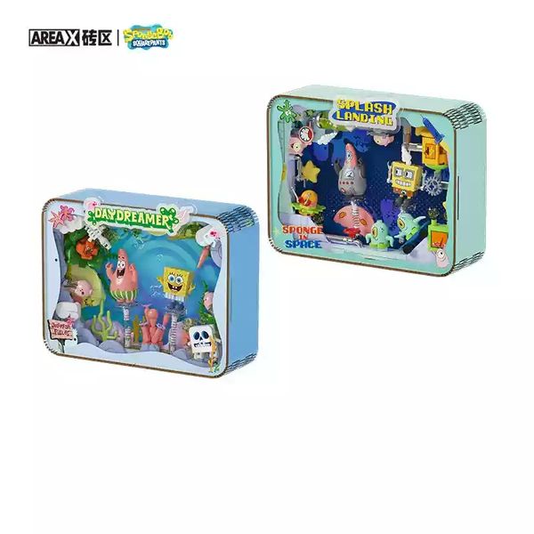 海綿寶寶 派大星 相框 系列 盲盒 手伴 公仔 擺件 扭蛋 收藏品 星河漫遊 水母狂歡｜嗨寶好選物