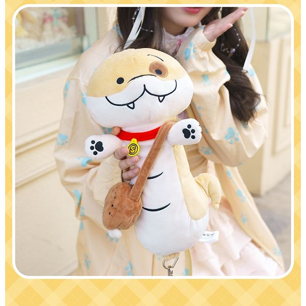 Sharkitty 我就是鯊貓 小狗蛇 點點 毛絨收納包 掛包 創意挎包 斜背包｜嗨寶好選物