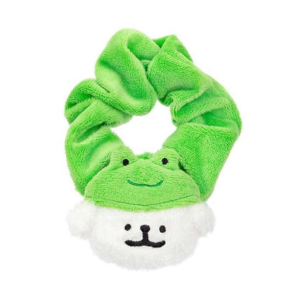 線條小狗｜毛絨髮圈｜紮頭髮｜髮圈 大腸髮繩 髮飾 公仔 擺件 收藏品 玩偶｜嗨寶好選物