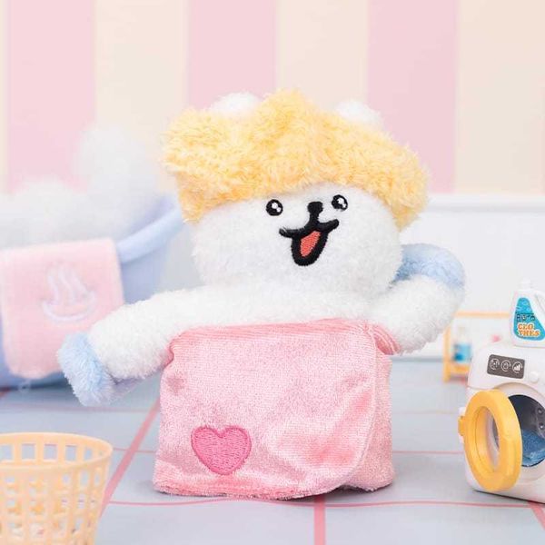 線條小狗｜浴巾掛件｜公仔 擺件 收藏品 玩偶 小金毛 掛件 可愛卡通毛絨玩具｜嗨寶好選物