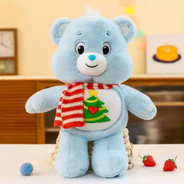 Carebears 愛心小熊 聖誕系列 扎染愛心熊 圍巾聖誕熊 玩偶 手辦 潮玩 盒玩 公仔｜嗨寶好選物
