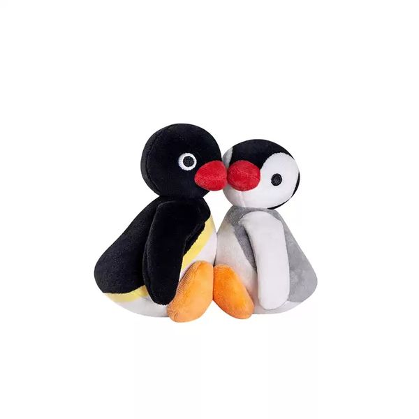 Pingu 企鵝家族 企鵝情侶系列 一對磁吸 鑰匙扣 毛絨掛件 系列 盲盒 手伴 公仔 擺件 收藏品｜嗨寶好選物