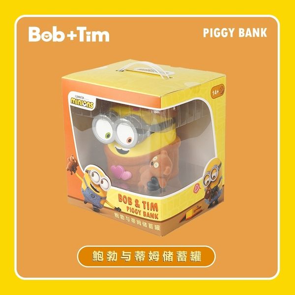  神偷奶爸 小小兵 BOB TIM 存錢筒 存錢罐 系列 盲盒 手伴 公仔 擺件 扭蛋 收藏品｜嗨寶好選物