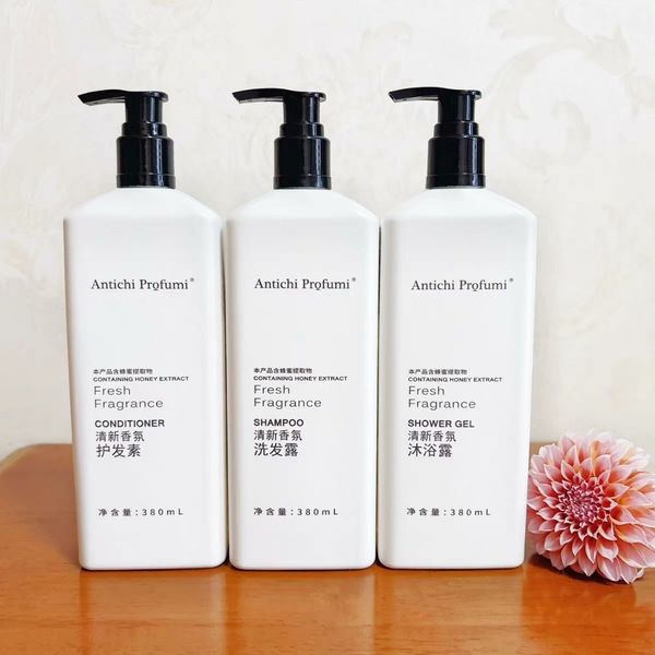 Antichi Profumi｜清新香氛型｜洗髮精 沐浴乳 潤絲精 身體乳｜380ml｜嗨寶洗浴用品