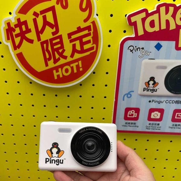 企鵝家族｜Pingu｜成都限定｜一次性相機｜CCD 公仔 擺件 收藏品 玩偶｜嗨寶好選物