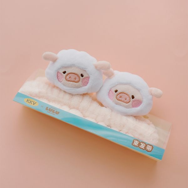 罐頭豬 LULU 豬熊 豬羊 束髮帶 洗臉帶 髮箍 系列 盲盒 手伴 公仔 擺件 扭蛋 收藏品｜嗨寶好選物