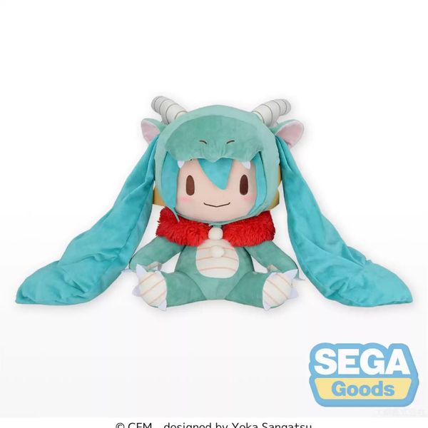 Miku 初音未來 VOCALOID 龍年2024 Fuwa Petit LL 毛絨玩偶 fufu｜嗨寶好選物