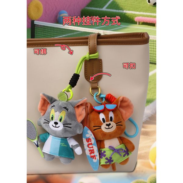 湯姆貓與傑利鼠 Tom and Jerry 貓與老鼠 運動系列 盲盒 手伴 公仔 擺件 扭蛋 收藏品｜嗨寶好選物