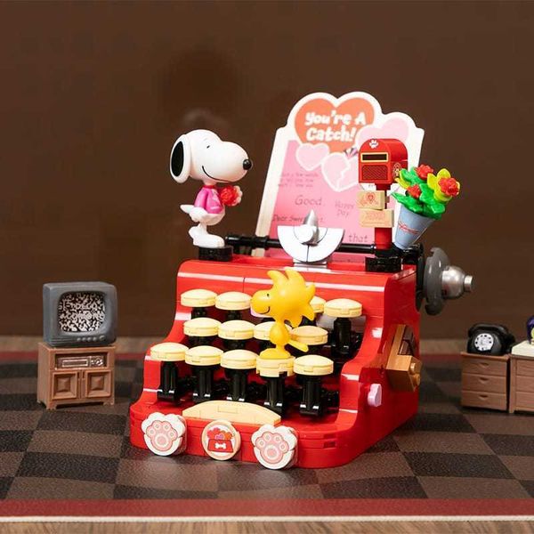 史努比 復古機器系列|Peanuts 史努比|拼奇積木|盲盒 手伴 公仔 擺件 扭蛋 收藏品|嗨寶好選物