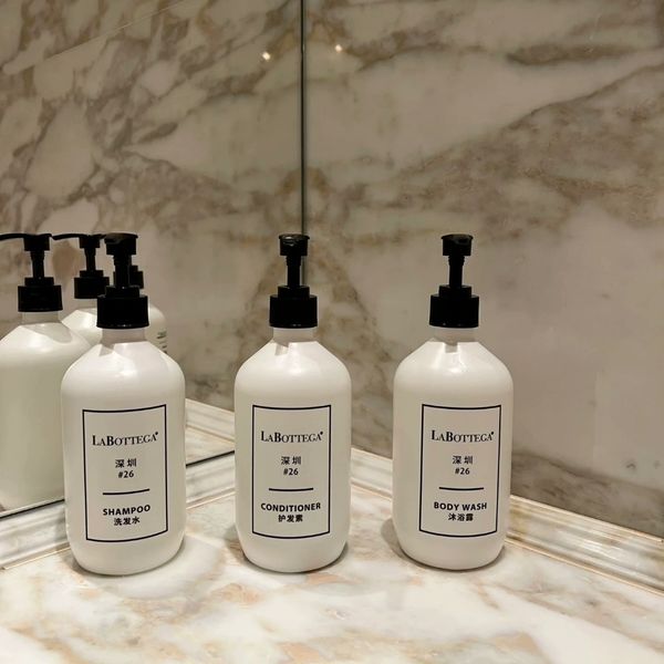 LABOTTEGA 博蒂家｜安達仕酒店｜洗髮精 沐浴乳 潤絲精 身體乳｜500ml｜嗨寶洗浴用品
