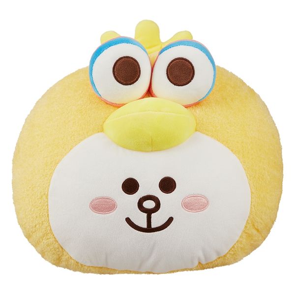 Line friend 芝麻街抱枕系列 熊大 兔兔 抱枕 毛絨公仔 靠枕 公仔 擺件 收藏品｜嗨寶好選物