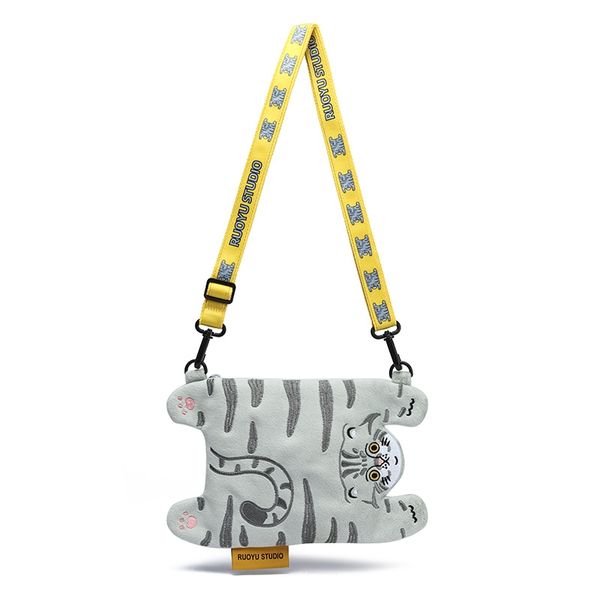 若愚工坊 可愛動物系列 斜背包 小背包 小包 零錢包 盲盒 手伴 公仔 擺件 扭蛋 收藏品｜嗨寶好選物