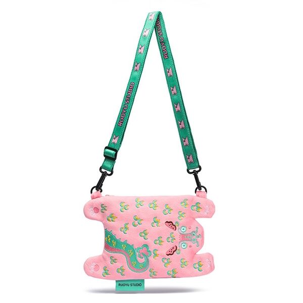 若愚工坊 可愛動物系列 斜背包 小背包 小包 零錢包 盲盒 手伴 公仔 擺件 扭蛋 收藏品｜嗨寶好選物