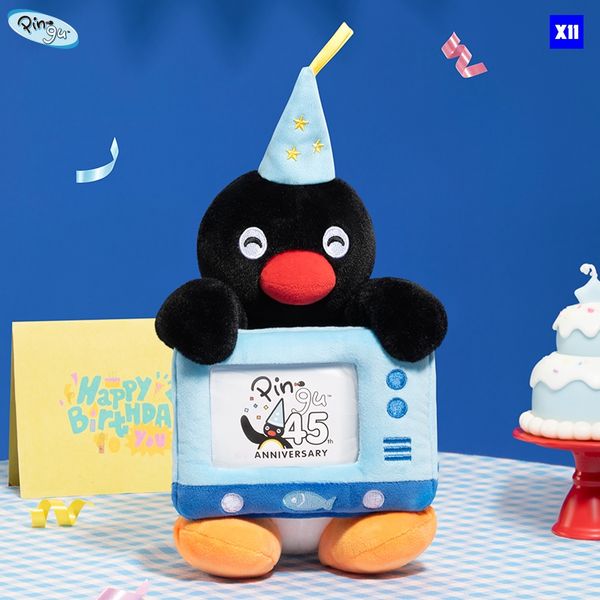 Pingu 企鵝家族 45周年相框系列 掛件 毛絨公仔 手伴 公仔 擺件 企鵝 相框｜嗨寶好選物