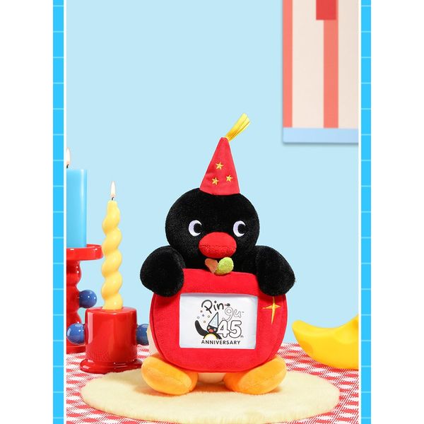 Pingu 企鵝家族 45周年相框系列 掛件 毛絨公仔 手伴 公仔 擺件 企鵝 相框｜嗨寶好選物