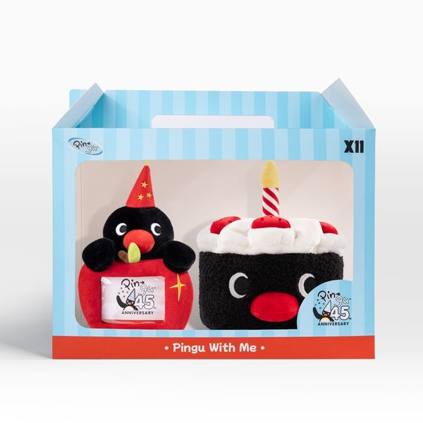 Pingu 企鵝家族 45周年相框系列 掛件 毛絨公仔 手伴 公仔 擺件 企鵝 相框｜嗨寶好選物
