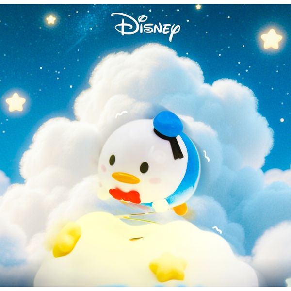 Disney 迪士尼 松松系列 雲朵小夜燈 鑰匙扣 毛絨掛件 盲盒 收藏品｜嗨寶好選物