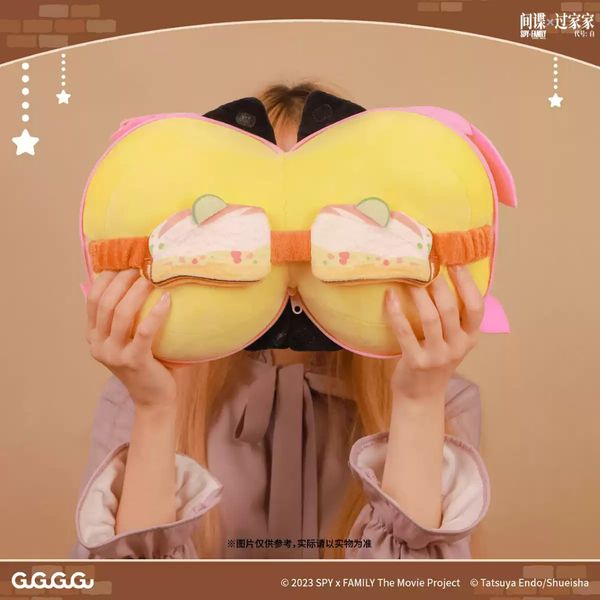 間諜家家酒 安妮亞 卡通表情 頸枕 午睡 辦公室 護頸 靠枕 飛機枕｜嗨寶好選物