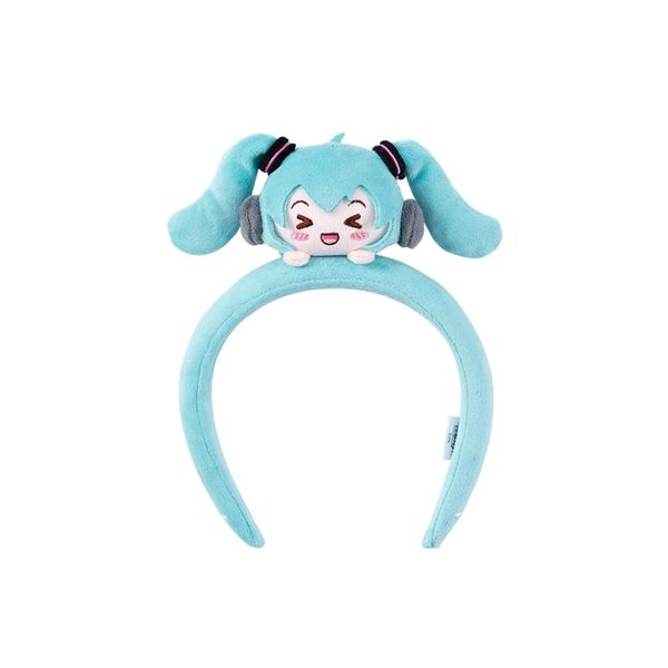 Miku 初音未來 系列 洗臉帶 髮箍 束發帶 頭飾 毛絨洗臉｜嗨寶好選物