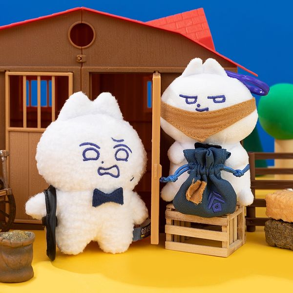 領結貓 偷谷吃谷掛件 二次元毛絨玩偶 公仔 玩偶 盲盒 手伴 公仔 擺件 扭蛋 收藏品｜嗨寶好選物