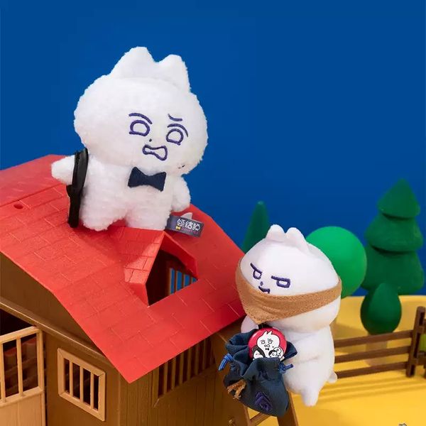 領結貓 偷谷吃谷掛件 二次元毛絨玩偶 公仔 玩偶 盲盒 手伴 公仔 擺件 扭蛋 收藏品｜嗨寶好選物