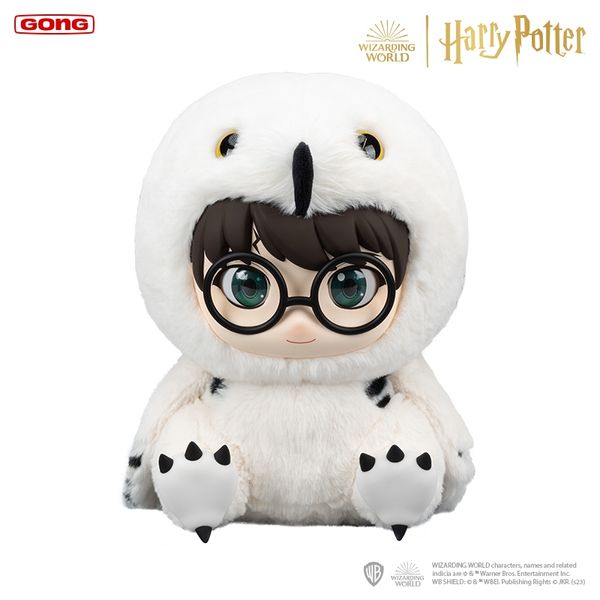 Harry Poter 哈利波特 搪膠毛絨公仔 搪膠 貓頭鷹 獅子 嗅嗅 盲盒 手伴 公仔 擺件 收藏品｜嗨寶好選物