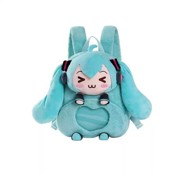 Miku 初音未來 瞇瞇眼系列 雙肩包 背包 後背包 娃包 盲盒 手辦 潮玩 盒玩 公仔 收藏品｜嗨寶好選物