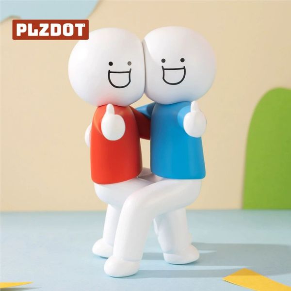 Plazdot 小藍和她的朋友們 抽象系列 盲盒 手伴 公仔 擺件 扭蛋 收藏品｜嗨寶好選物