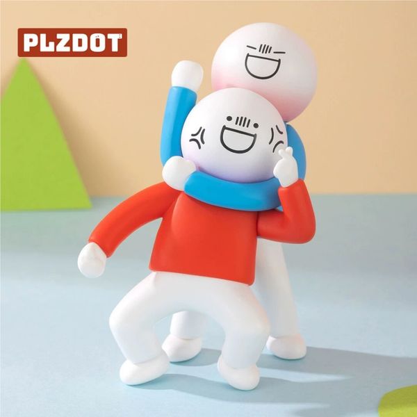 Plazdot 小藍和她的朋友們 抽象系列 盲盒 手伴 公仔 擺件 扭蛋 收藏品｜嗨寶好選物