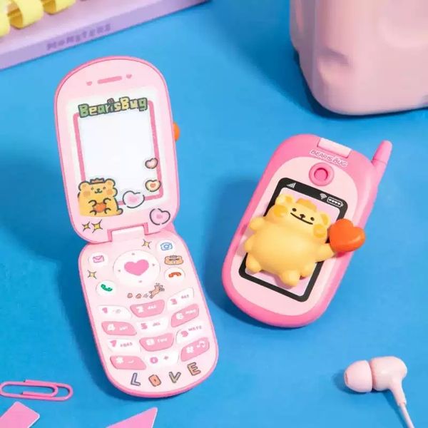  BearBug 小蟲熊 來電話了系列 盲盒 手伴 公仔 擺件 扭蛋 收藏品｜嗨寶好選物