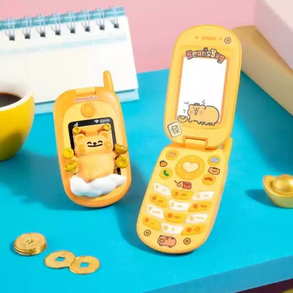  BearBug 小蟲熊 來電話了系列 盲盒 手伴 公仔 擺件 扭蛋 收藏品｜嗨寶好選物