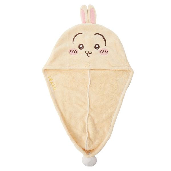 chiikawa 吉伊卡哇 乾髮帽系列 乾髮頭巾 乾髮帽 超吸水 速乾 擺件 收藏品 MINISO｜嗨寶好選物