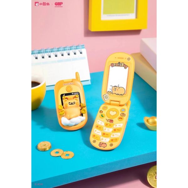 小熊蟲 來電話了系列 手機鏡子 盲盒 手伴 公仔 擺件 扭蛋 收藏品｜嗨寶好選物